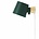 Normann Copenhagen Wall lamp Rise green steel wood 17xØ10x9,7cm