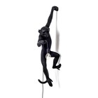 Seletti Wandleuchte Die Affe schwarzem Kunststoff 37x20,5x76,5cm