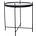 Zuiver Table "Amor" af metal, sort, Ø43x45cm