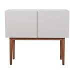 Zuiver Sideboard HIGH ON WOOD 2DO MDF / Oak, white / natural brown, 90x40x80cm