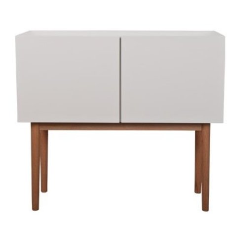 Zuiver Credenza ALTA SU LEGNO 2DO MDF / Oak, bianco / marrone naturale, 90x40x80cm