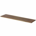Ferm Living Wall shelf brown with black hooks 85x24.5x24.5cm