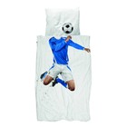 Snurk Bedding Soccer Champ Blue cotton 200x200 / 220cm