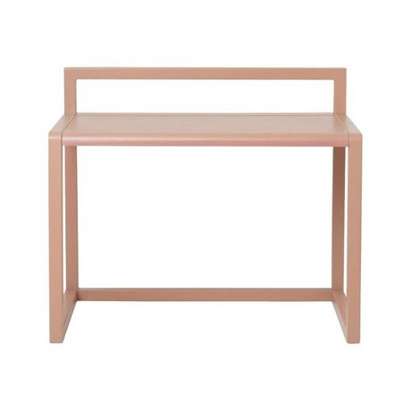 Ferm Living Schreibtisch Little Architect Rosa Eschenfurnier 70x45x60cm