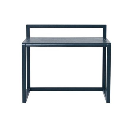 Ferm Living Desk Lille Arkitekt mørkeblå aske finér 70x45x60cm