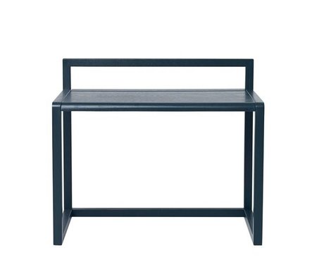 Ferm Living Desk Little Architect dark blue Eschenfurnier 70x45x60cm