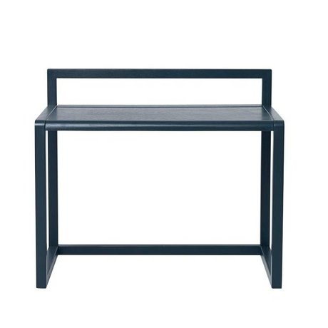 Ferm Living Schreibtisch Little Architect dunkelblau Eschenfurnier 70x45x60cm