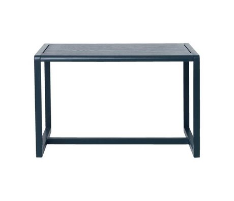 Ferm Living Petites tables Architecte placage de frêne bleu foncé 76x55x43cm