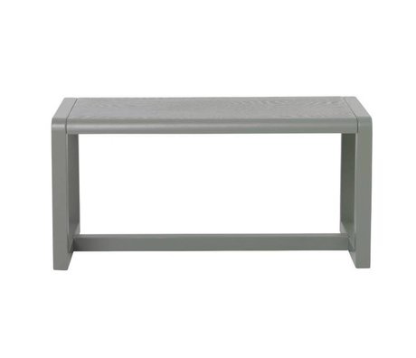 Ferm Living Bench Little Architect gray ashtray 62x30x30cm