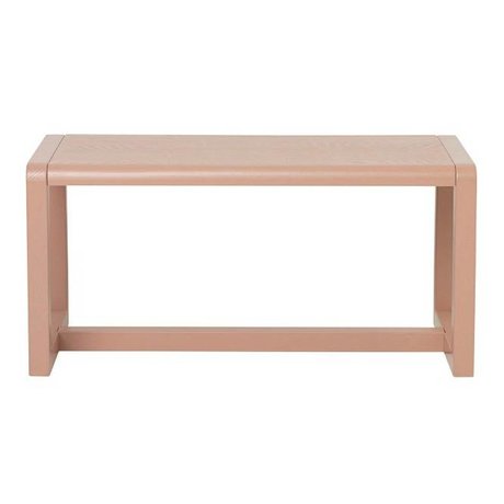 Ferm Living Banca Piccolo architetto Rosa impiallacciato Frassino 62x30x30cm