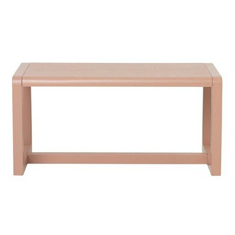 Ferm Living Banque Petite Architecte Rosa placage de frêne 62x30x30cm