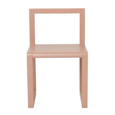 Ferm Living Poco silla Arquitecto rosa chapa de la ceniza 32x51x30cm