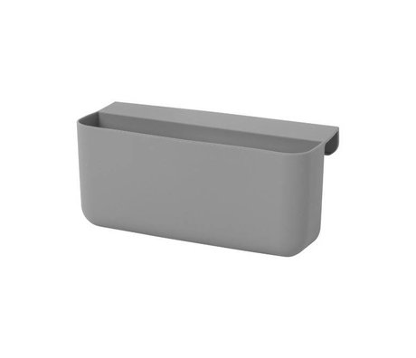 Ferm Living Poco bolsas Arquitecto gris siliconas L 16,5x8,5x10cm