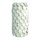 Housedoctor Vase 'Dot', weiß, Ø15x30cm
