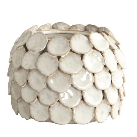 Housedoctor Vase 'Dot', white, Ø15x10cm