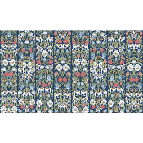 NLXL-Studio Job Papel "07 flores marchitas de color" Wallpaper, 900x48.7cm