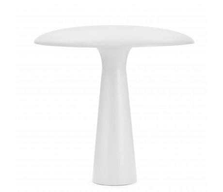 Normann Copenhagen Bordlampe Shelter hvid stål Ø41x41cm