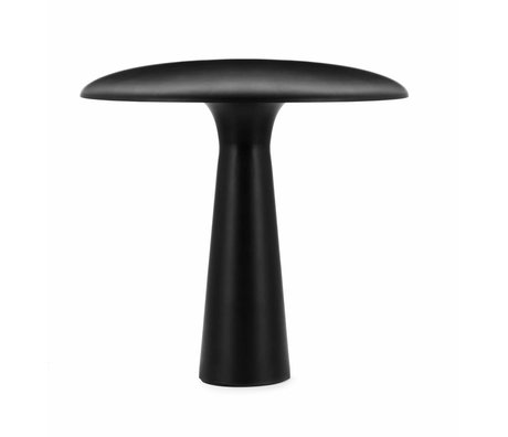 Normann Copenhagen Lampe de table Abri acier noir Ø41x41cm