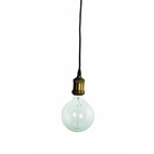 Housedoctor Fly hanging lamp, brass / gold, Ø4,5x14cm