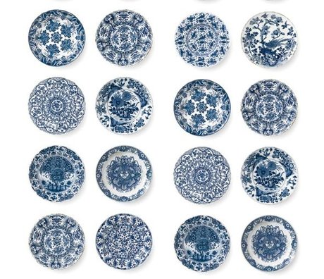 Kek Amsterdam Royal blue wallpaper blue fleece paper plate 97,4x280cm