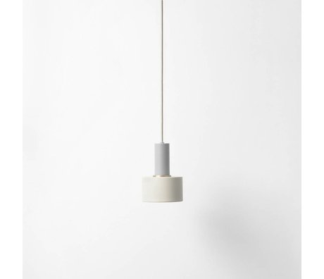 Ferm Living lumière pendentif disque faible métallique gris clair