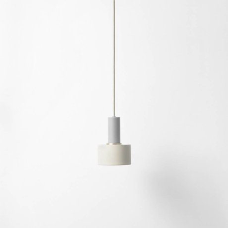 Ferm Living lumière pendentif disque faible métallique gris clair