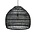 HK-living Pendel sort håndvævede reed 60x60x50cm