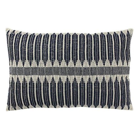 HK-living Coussin aztèque coton blanc noir 40x60cm