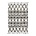 HK-living Berber carpet hand knotted wool black and white 120x180cm