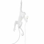 Seletti El 27x30x80cm de nylon blanco de la lámpara mono colgando