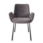 Zuiver Dining Chair Brit dark polyester 59x62x79cm