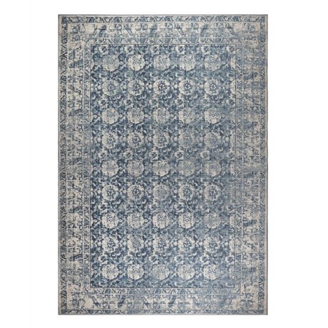 Zuiver Carpet Malva Denim blue cotton 300x200cm