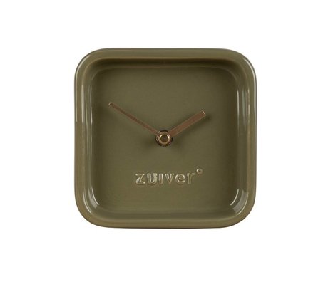 Zuiver Reloj de cerámica verde linda 13,5x6x13,5cm