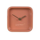 Zuiver Orologio sveglia 13,5x6x13,5cm ceramica rosa