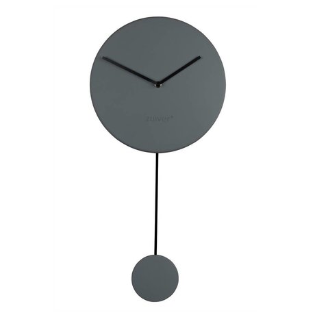 Zuiver Reloj de pared mínimo 30x4x63cm plástico gris