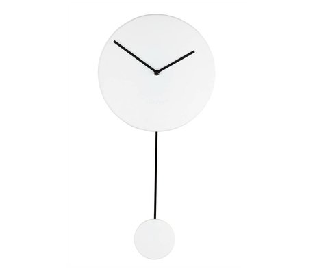 Zuiver Orologio minima 30x4x63cm plastica bianca