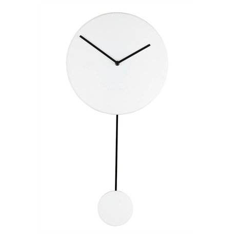 Zuiver Orologio minima 30x4x63cm plastica bianca