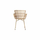 Housedoctor Dining chair Coon Natural brown rattan 60.5x80x62cm