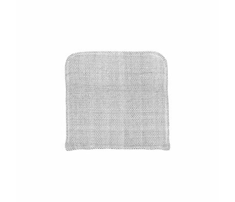 Housedoctor Coon gris de algodón funda de almohada 48x48cm