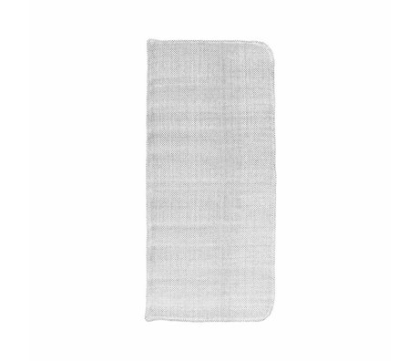 Housedoctor Coon cotone grigio cuscino 117x48cm