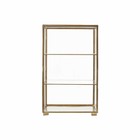 Housedoctor Cabinet gold iron glass 35x35x56.6cm