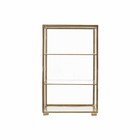 Housedoctor Kabinett Gold Eisen Glas 35x35x56.6cm
