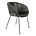 Zuiver silla de comedor Feston 54,5x53x88,5cm cuero sintético negro