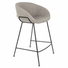 Zuiver Stool Feston Fab counter gray polyester 54,5x53x88,5cm