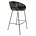 Zuiver Stool Feston sort kunstlæder 54,5x53x98,5cm