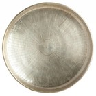 Housedoctor Vassoio scolpire metallo oro Ø38cmx1,5cm