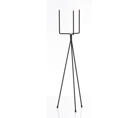 Ferm Living Cremagliera di verdure `IMPIANTO CAVALLETTO GRANDE 'metal, nero, Ø15x65cm