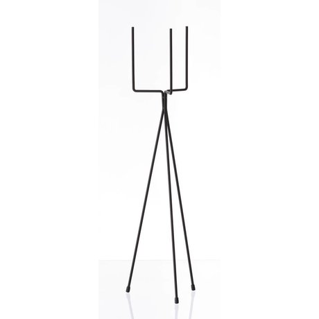 Ferm Living Pflanzenständer `PLANT STAND LARGE' aus Metall, schwarz, Ø15x65cm