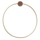 Ferm Living Ottone anello di tovagliolo, colore oro, Ø20,5cm