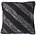 HK-living Coussin en laine, noir / gris, 50x50cm